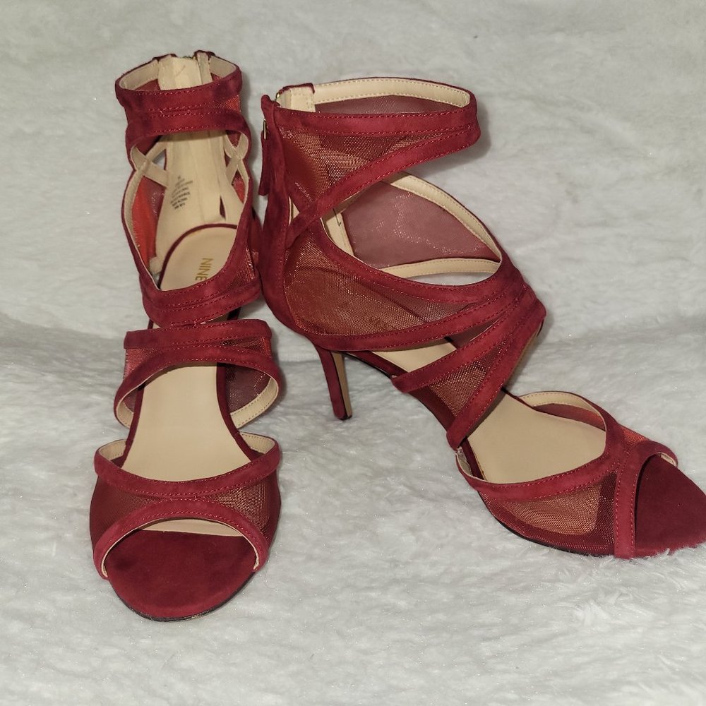 Nine West Red stilleto hills.
